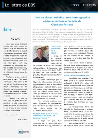 Vignette Lettre BBS n°79 Avril 2025