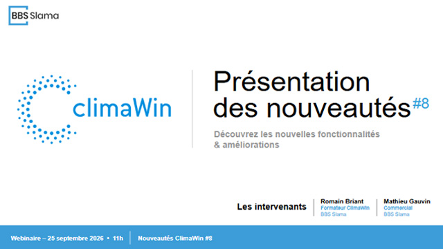Vignette Présentation des nouveautés ClimaWin 8
